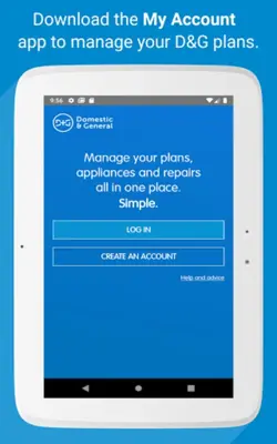 My Account - Domestic & General android App screenshot 2